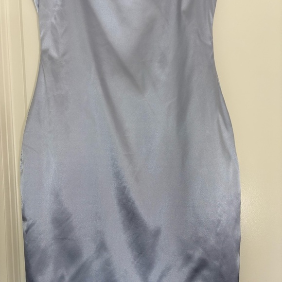 Fashion Nova Lilac Mini Silk Dress - Picture 3 of 8